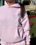 Niamh Avenue Crystal Hoodie - Pink